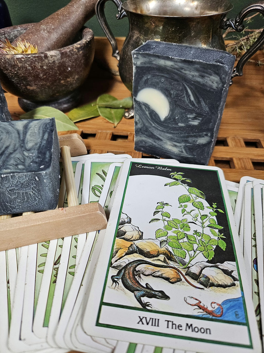 XVIII The Moon Tarot Soap image 1